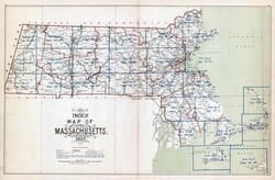 Index Map, Massachusetts State Atlas 1900